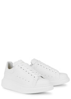 Alexander McQueen Oversized White Leather Sneakers, Sneakers, White