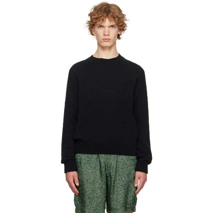 Photo: Dries Van Noten Black Alpaca Sweater