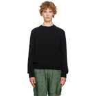 Dries Van Noten Black Alpaca Sweater