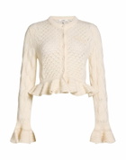 Chloé Womens Cardigan Ivory