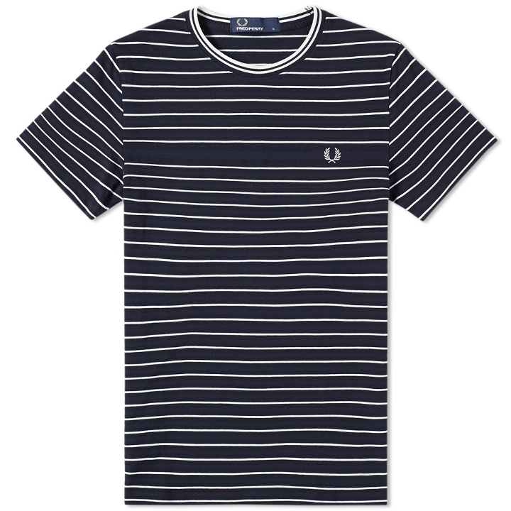 Photo: Fred Perry Pique Stripe Tee