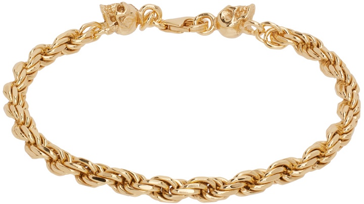Photo: Emanuele Bicocchi SSENSE Exclusive Gold Rope Chain Bracelet