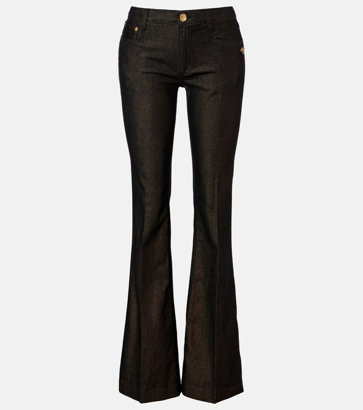 Roberto Cavalli Embellished flared jeans