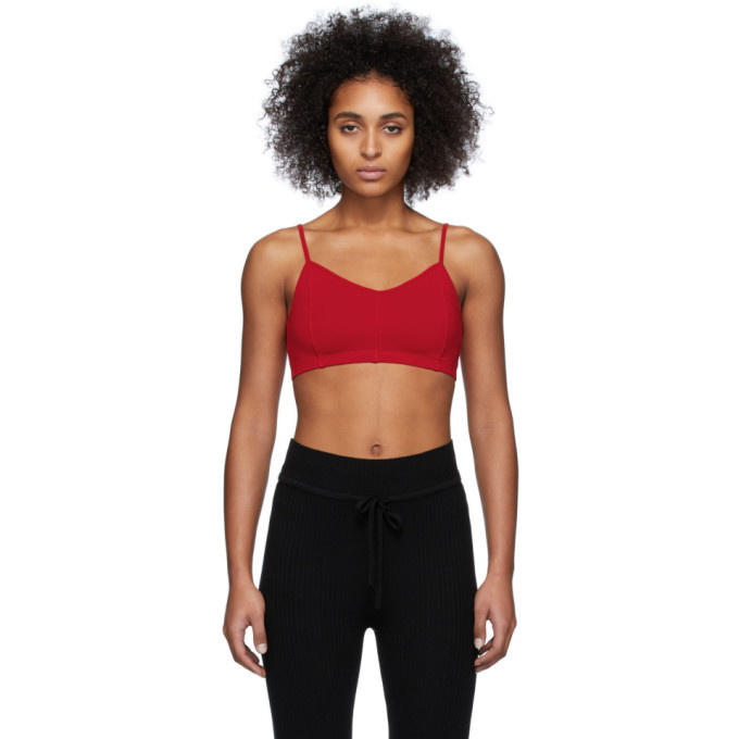 Photo: Live the Process Red Corset Sports Bra