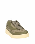 Jil Sander Womens Sneakers in Military green