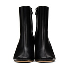 Staud Black Leather Eva Boots