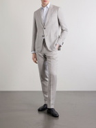 Zegna - Wool, Linen and Silk-Blend Suit Jacket - Gray