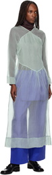 SC103 Blue Scenic Midi Dress