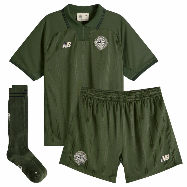 Photo: New Balance Men's x Stone Island Football Kit in Home