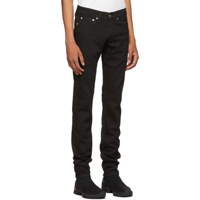 Helmut Lang Black Masc Lo Drainpipe Jeans Helmut Lang