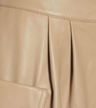 Zeynep Arçay Leather cargo midi skirt