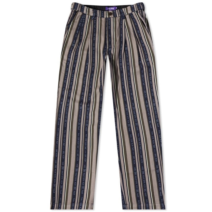Photo: Fucking Awesome Striped Pleated Chino