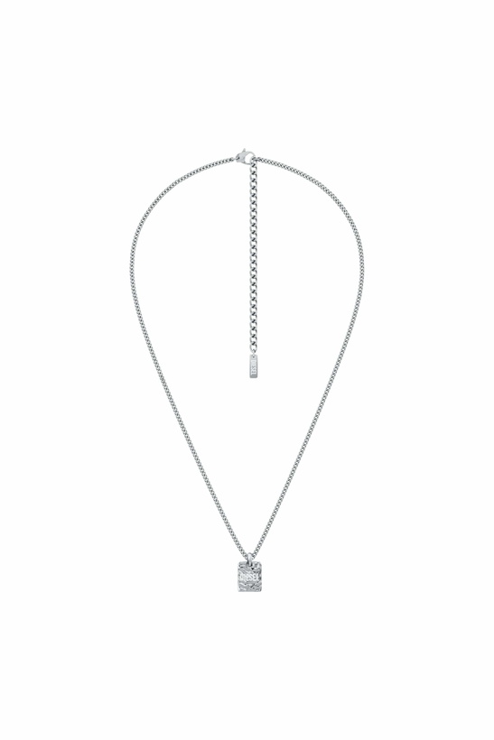 Photo: Diesel Stainless Steel Pendant Necklace - Necklaces - Unisex - Silver