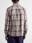 Corridor - Checked Flannel Shirt - Brown