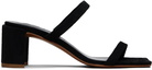 BY FAR Black Tanya Heeled Sandals