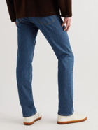 Canali - Straight-Leg Stretch-Denim Jeans - Blue