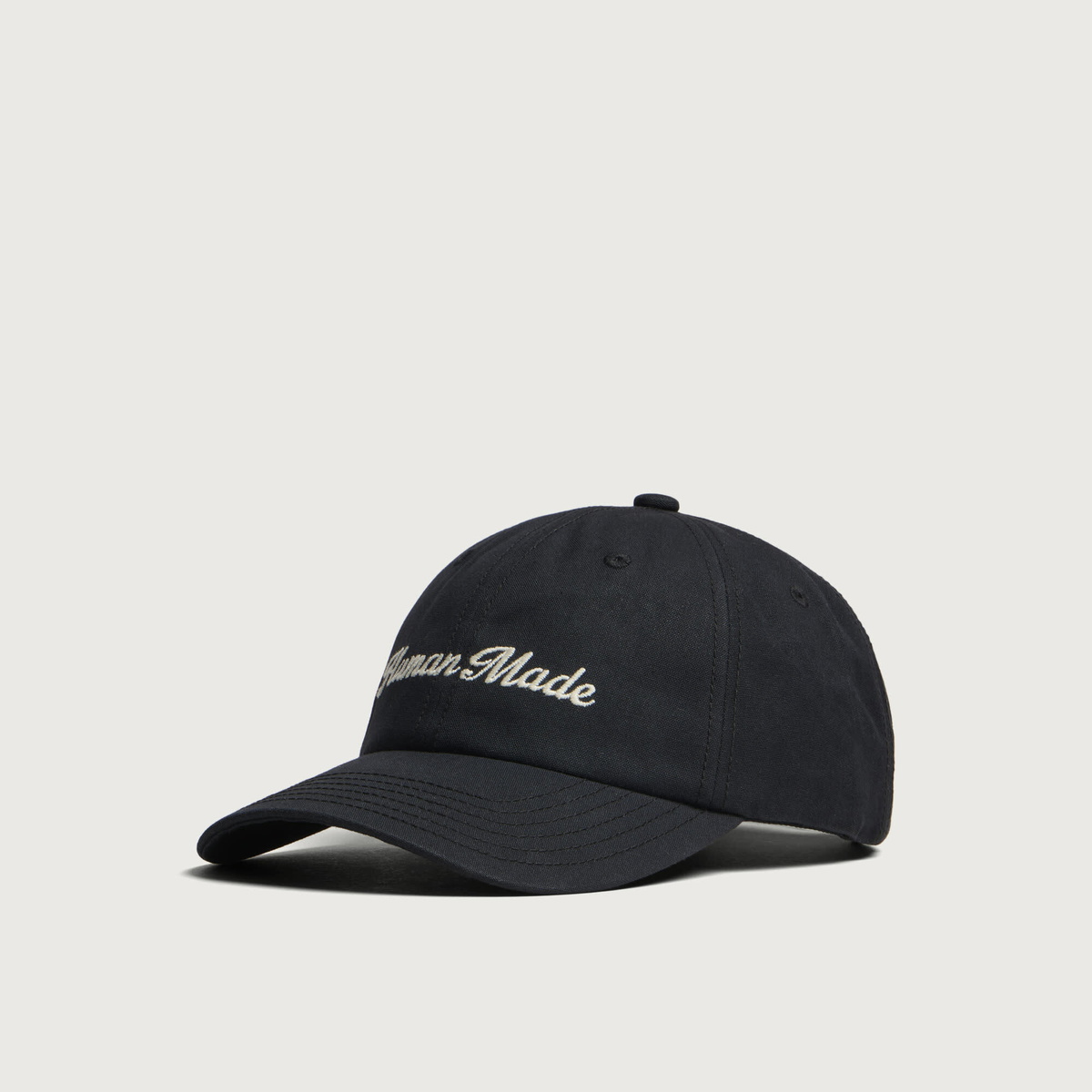 Human Made Men's 6 Panel Canvas Cap in Black