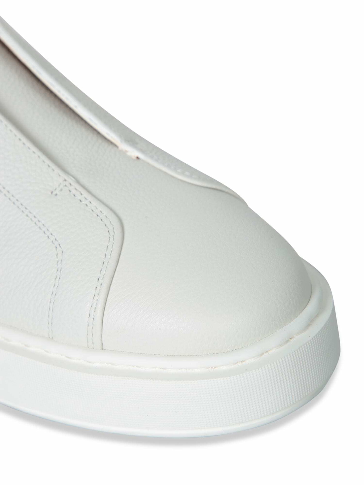Santoni Victory White Sneakers