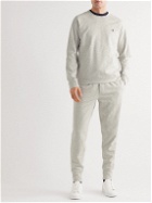 Paul Smith - Tapered Logo-Embroidered Cotton-Jersey Sweatpants - Gray