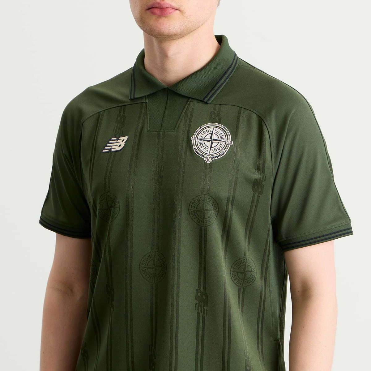 New Balance Men's x Stone Island Football Kit in Home