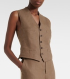 Ralph Lauren Collection Jaiden linen vest