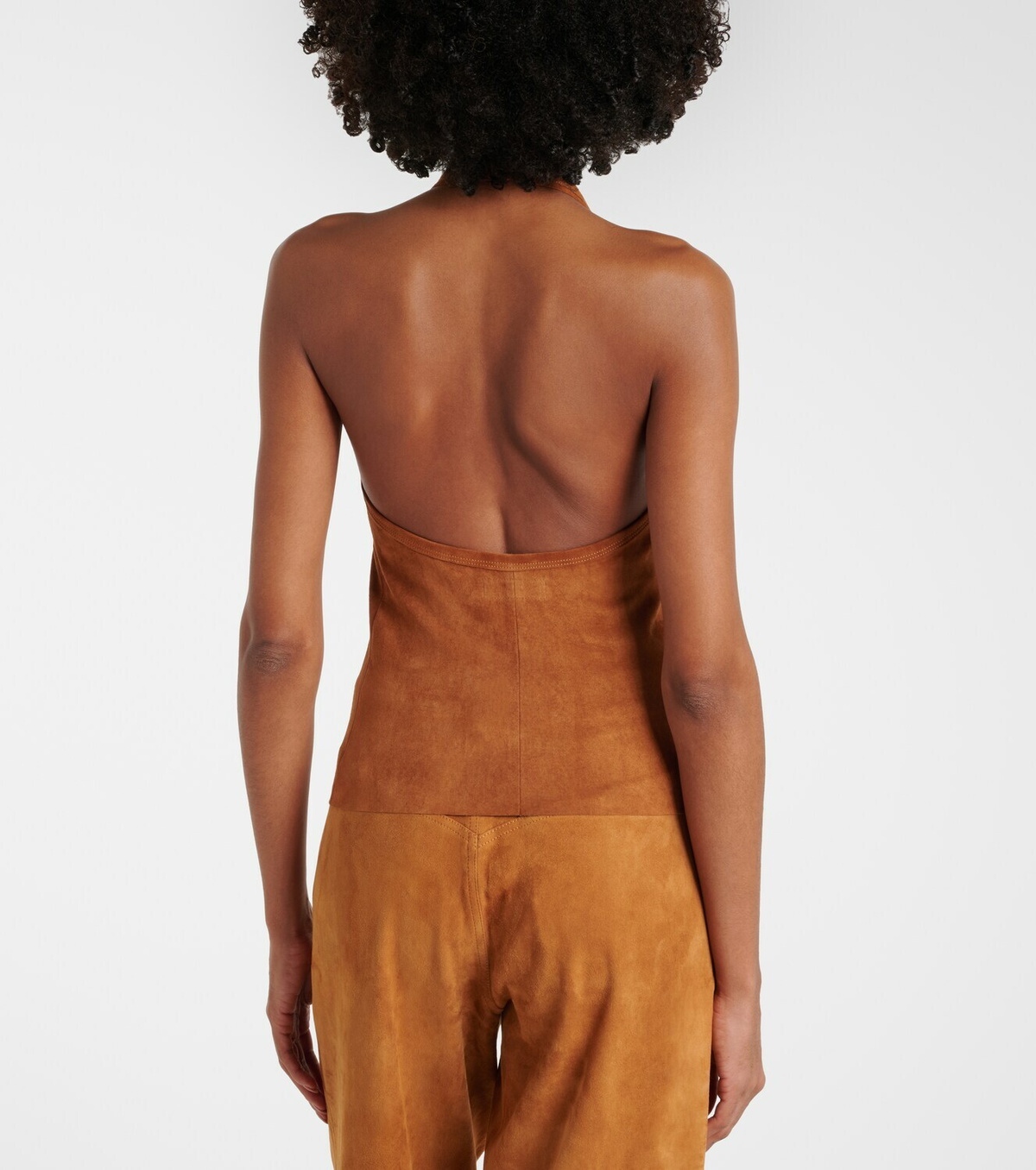 Stouls Cherry suede minidress
