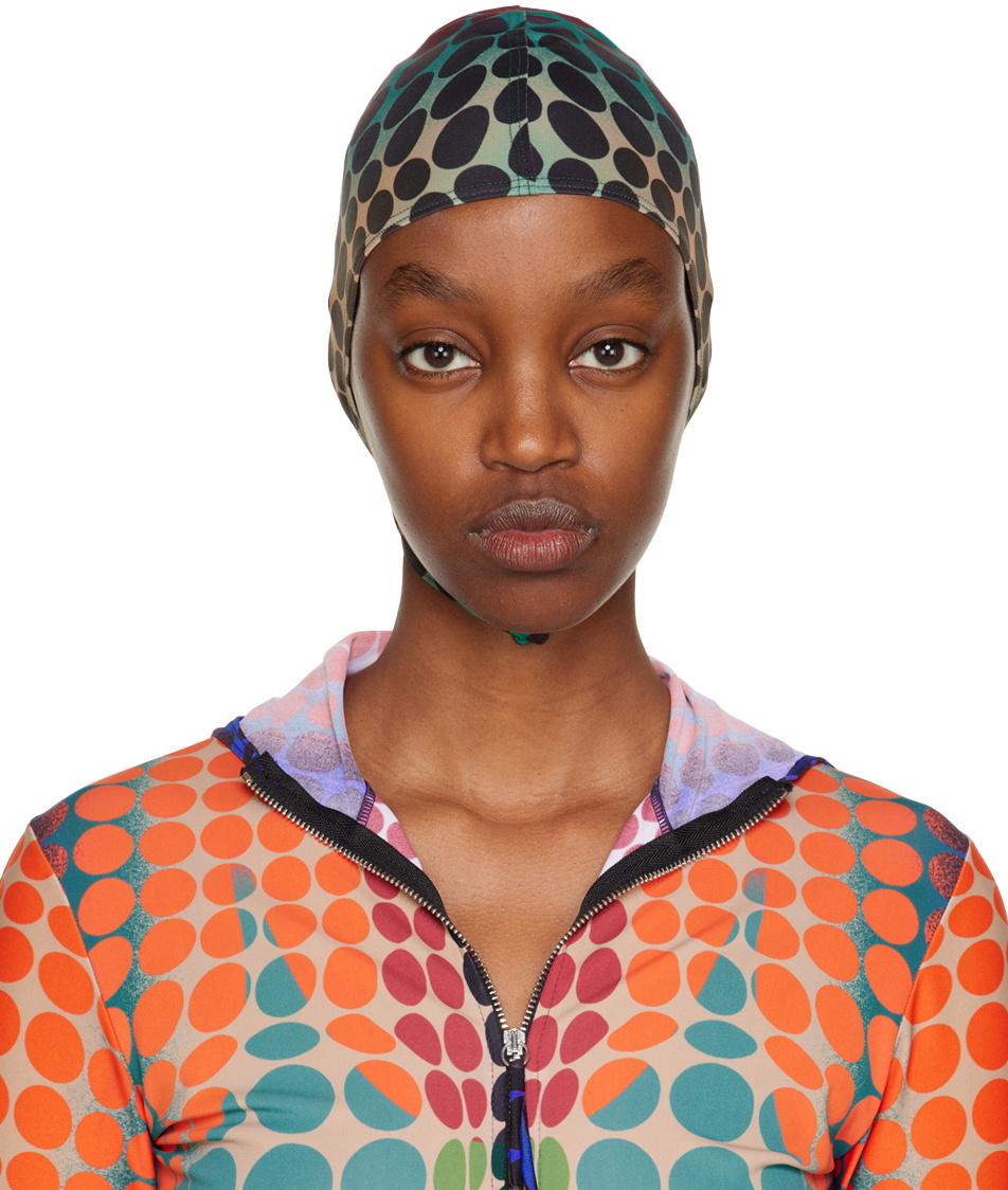 Jean Paul Gaultier Multicolor Cyber Dot Hood Jean Paul Gaultier