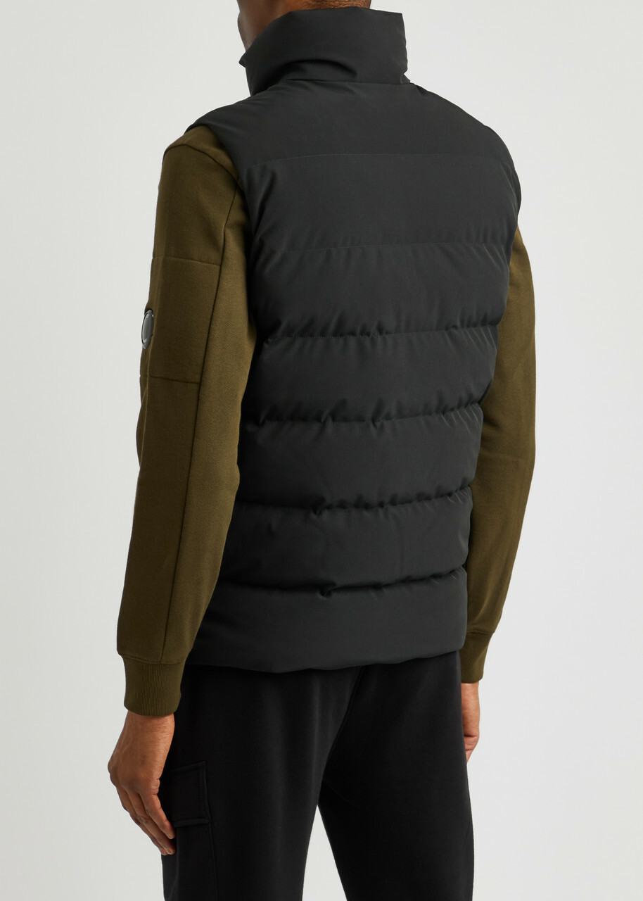 Sandbanks Explorer Quilted Shell Gilet Black