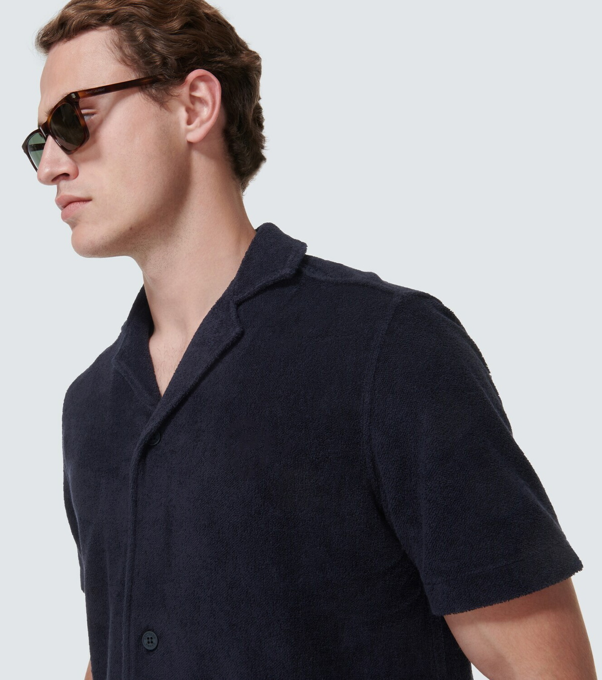 Orlebar Brown Howell terry cotton shirt