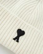 AMI Paris AMI DE COEUR BEANIE White Mens Beany