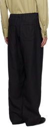 ZEGNA Black Belted Trousers