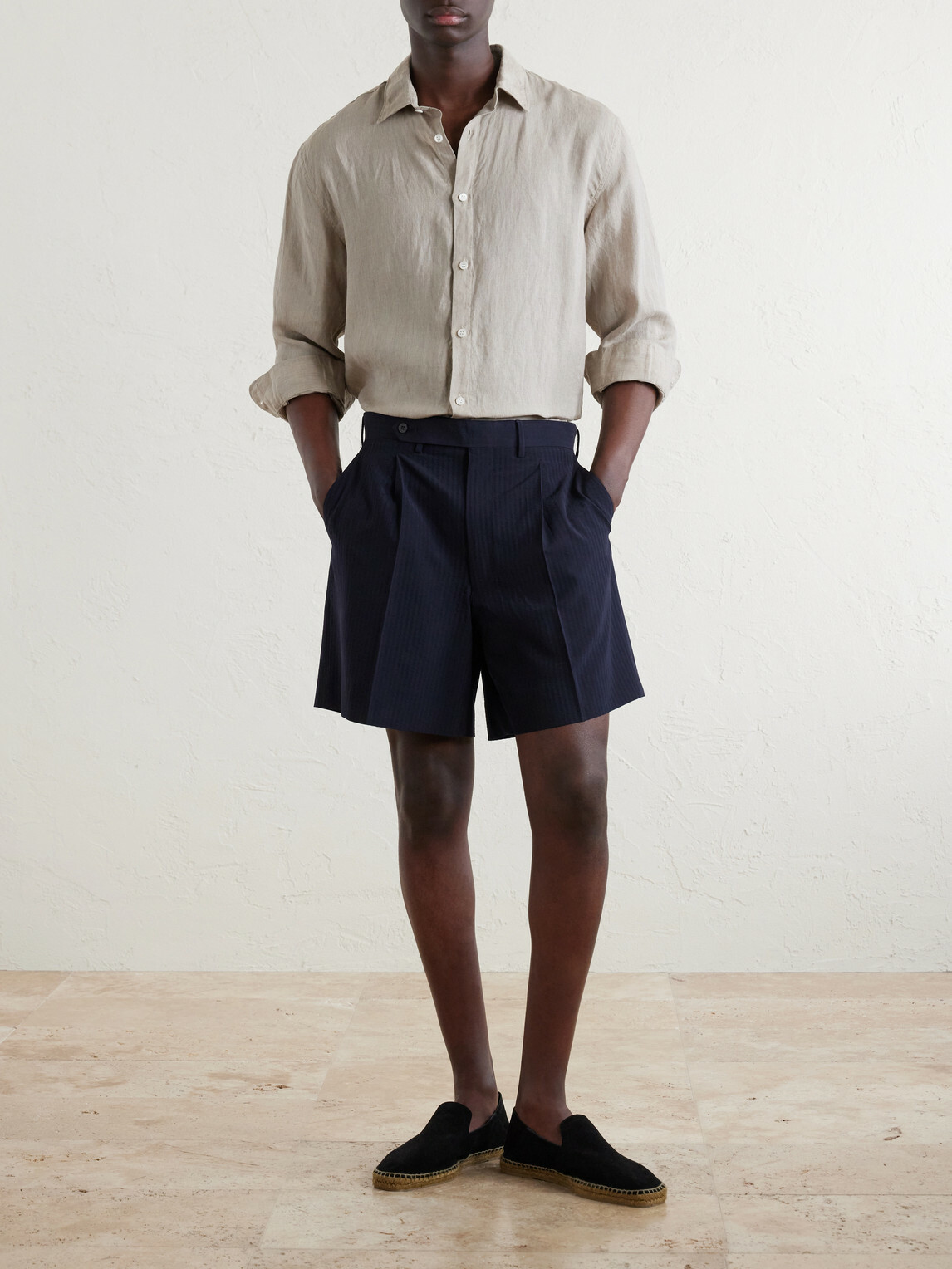 Sunspel - Linen Shirt - Neutrals