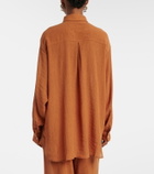 Jade Swim Mika seersucker shirt