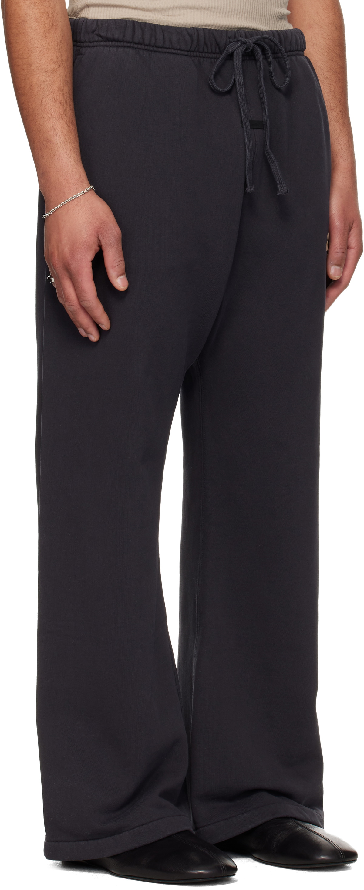 Fear of God ESSENTIALS Black Training Classic Flare Sweatpants