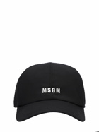 MSGM - Logo Cotton Blend Baseball Cap