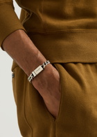 Saint Laurent Curb Chain Bracelet Silver