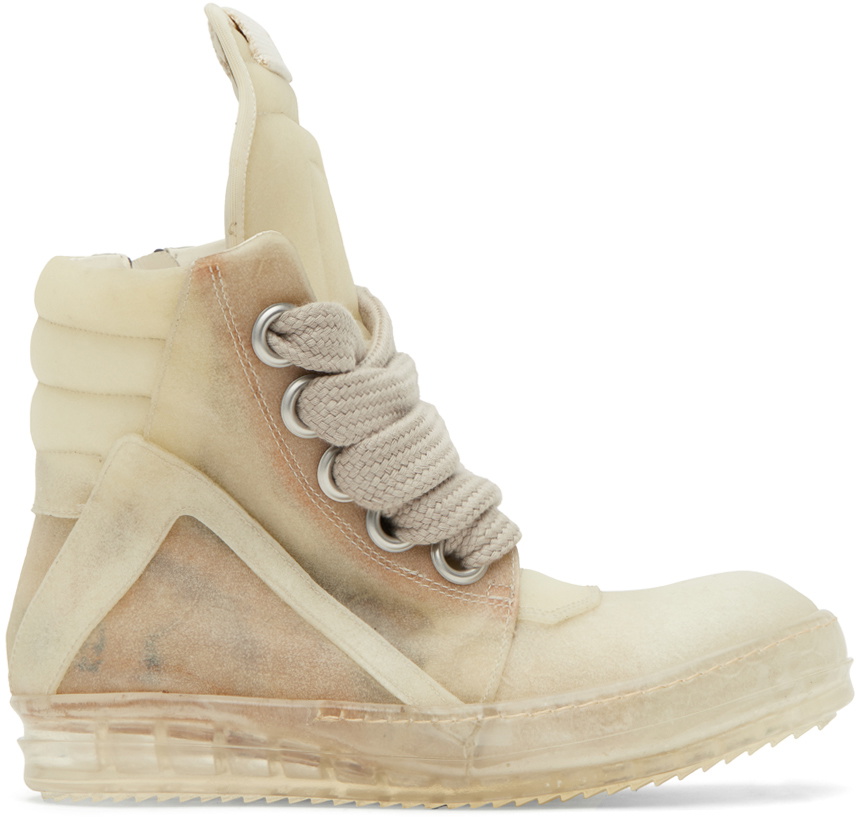 Rick Owens Off-White Geobasket Sneakers Rick Owens