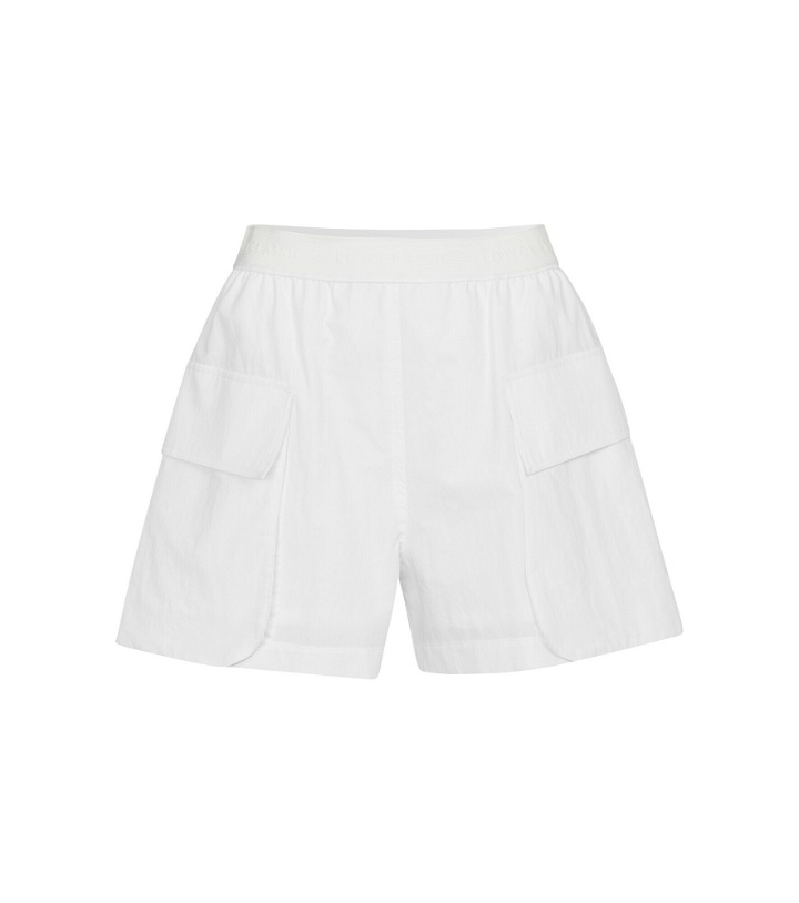 Photo: LOW CLASSIC - High-rise cotton-blend shorts