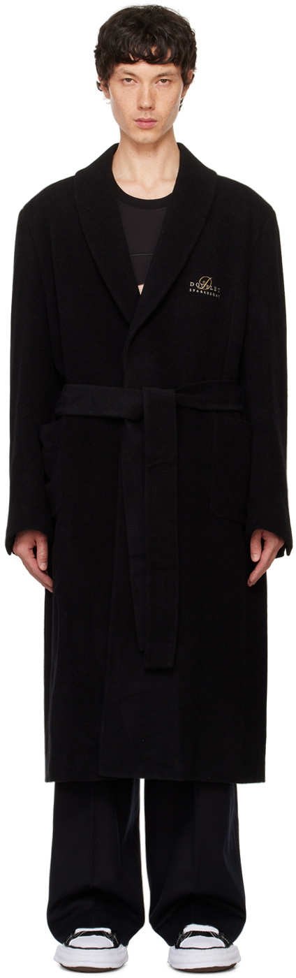 doublet Black Bathrobe Tailored Coat