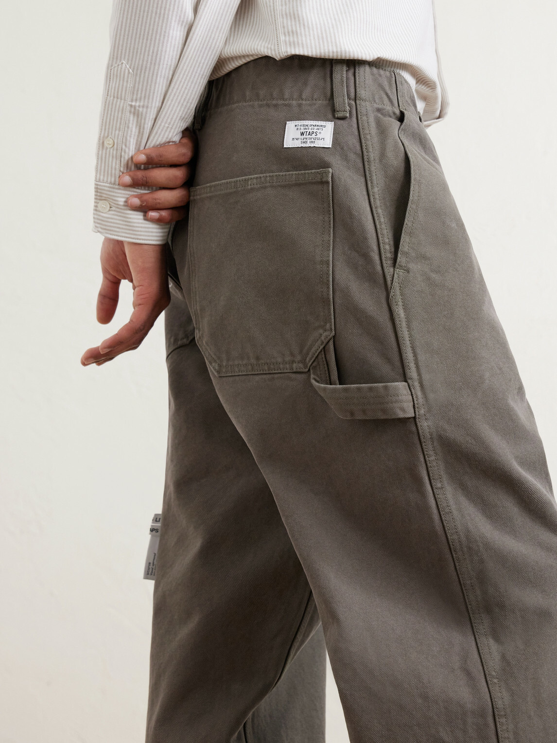 WTAPS - ARMSTG2501 Straight-Leg Cotton-Canvas Trousers - Brown
