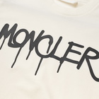 Moncler Men's Graffiti Logo T-Shirt in White