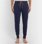 Paul Smith - Slim-Fit Tapered Cotton-Jersey Sweatpants - Men - Navy