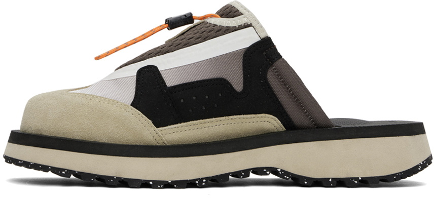 SUICOKE Beige & Brown BOMA-ab Mules