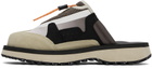 SUICOKE Beige & Brown BOMA-ab Mules