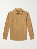 TOM FORD - Slim-Fit Cotton-Corduroy Shirt - Brown