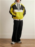 Marant - Wasil Colour-Block Logo-Embroidered Cotton-Blend Jersey Hoodie - Yellow