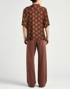 Laneus Mens Shirt in Brown