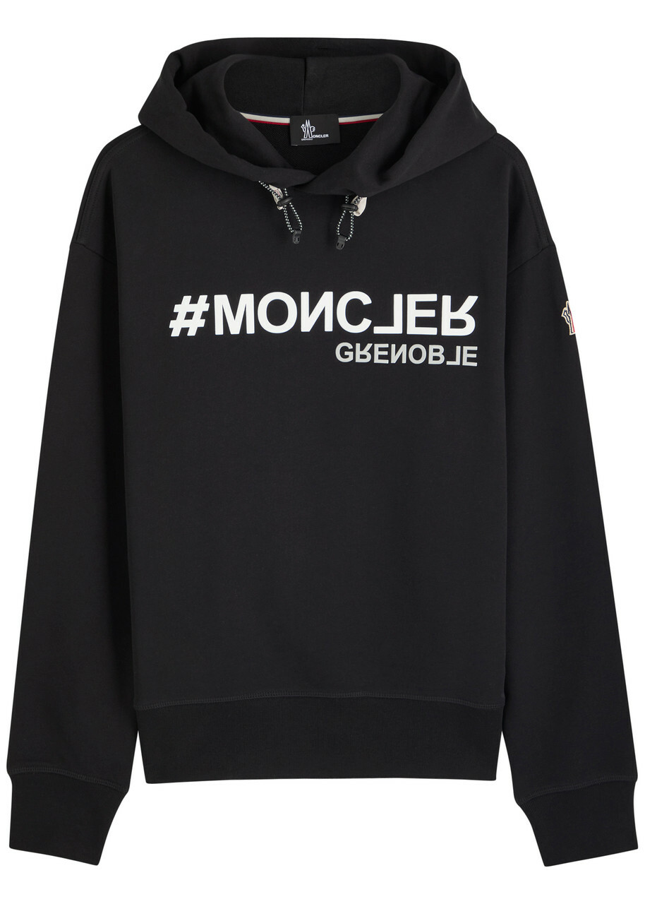 Moncler Grenoble Day-Namic Logo Cotton Sweatshirt Black