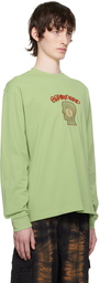 Brain Dead Green Oracle Long Sleeve T-Shirt