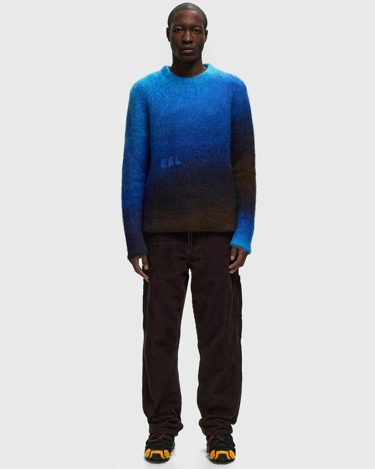 ERL GRADIENT SWEATER KNIT Blue Mens Pullover ERL